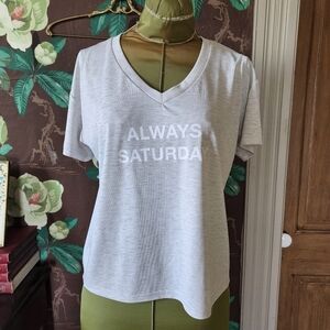 FOREVER 21 Always Saturday Tee Shirt Size Small